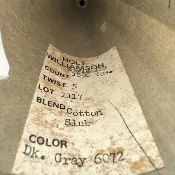 Vintage Natural dark gray Fiber Art Yarn - Picture 3 of 3